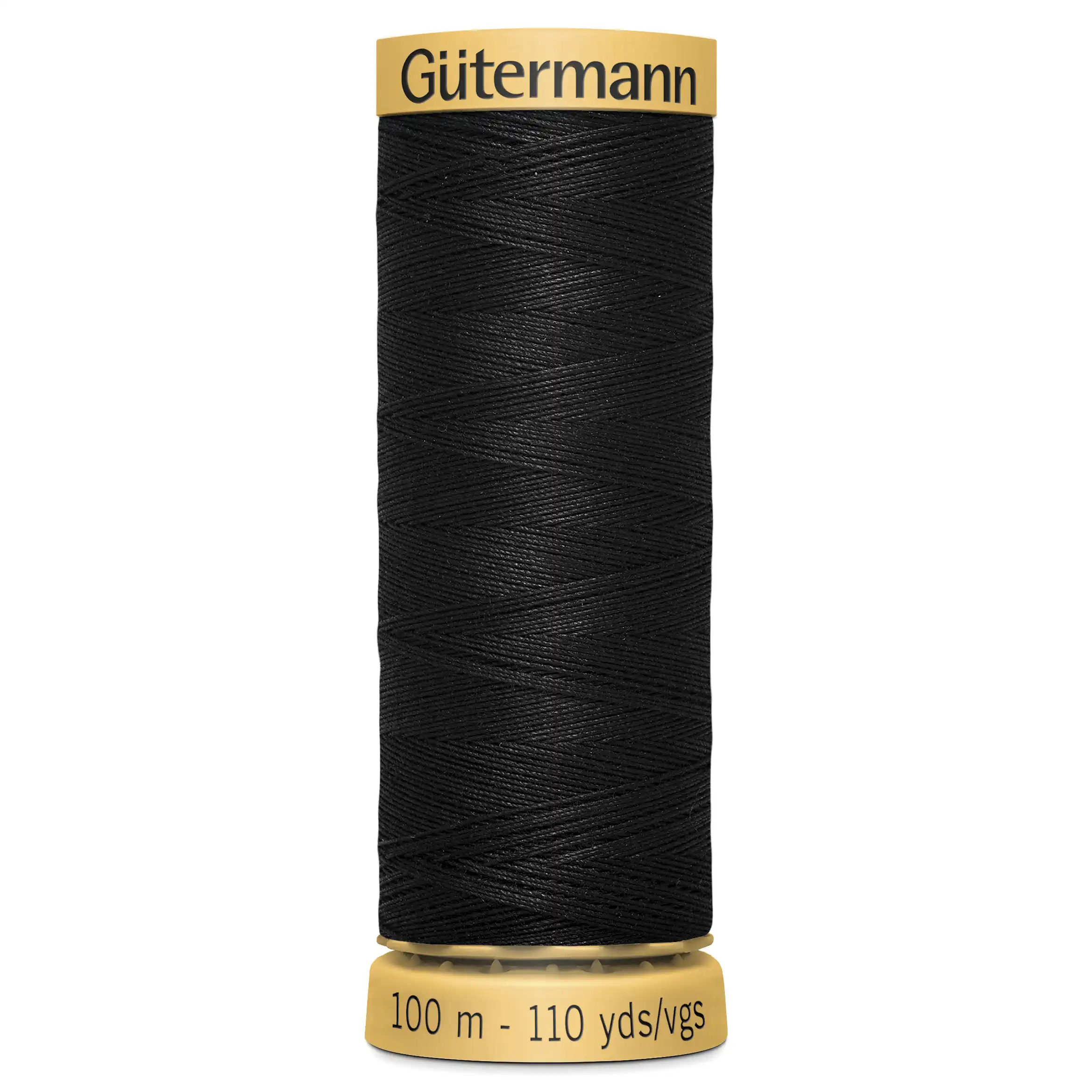 Black Gutermann Natural Cotton Thread 100m