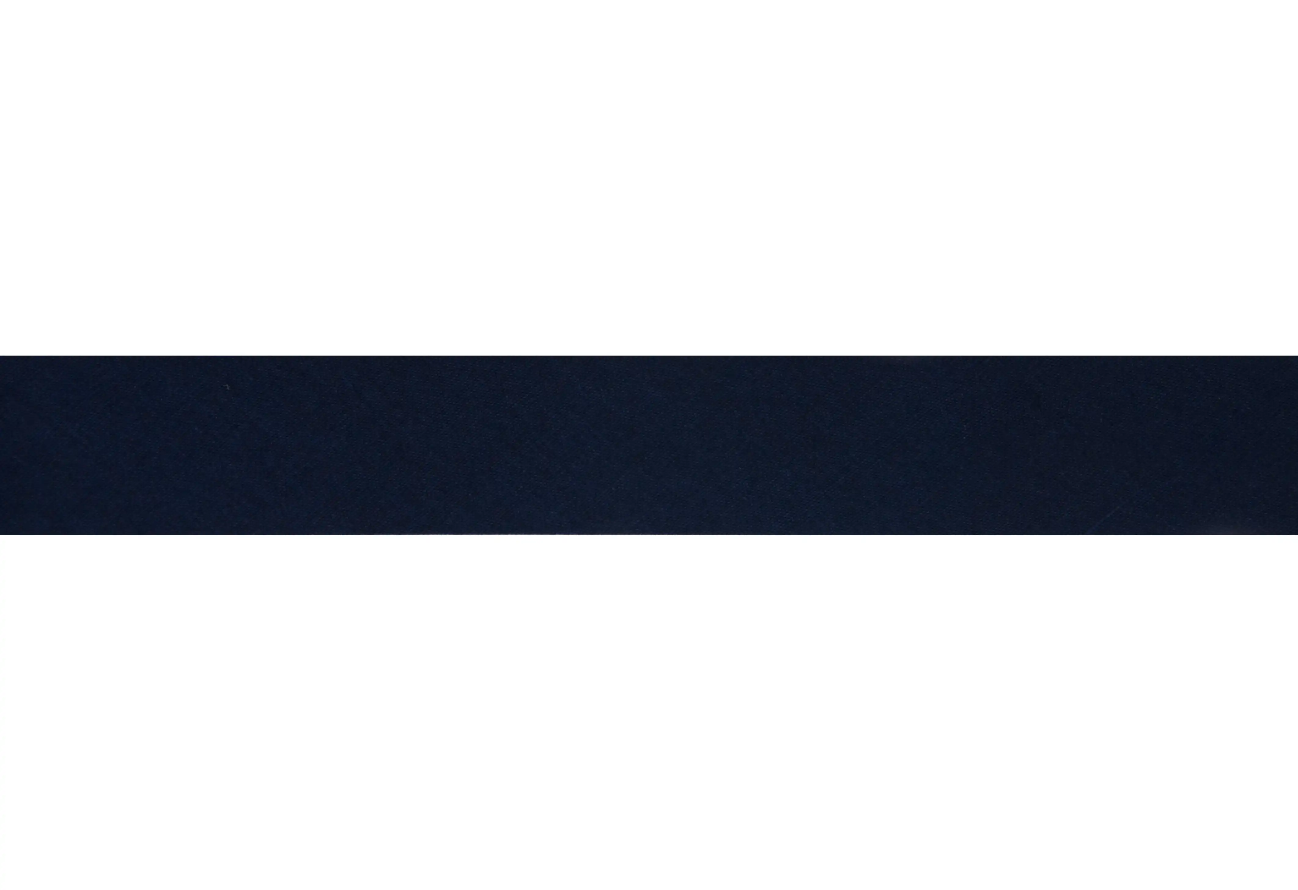 Navy Bias Binding Polycotton 2.5m x 25mm