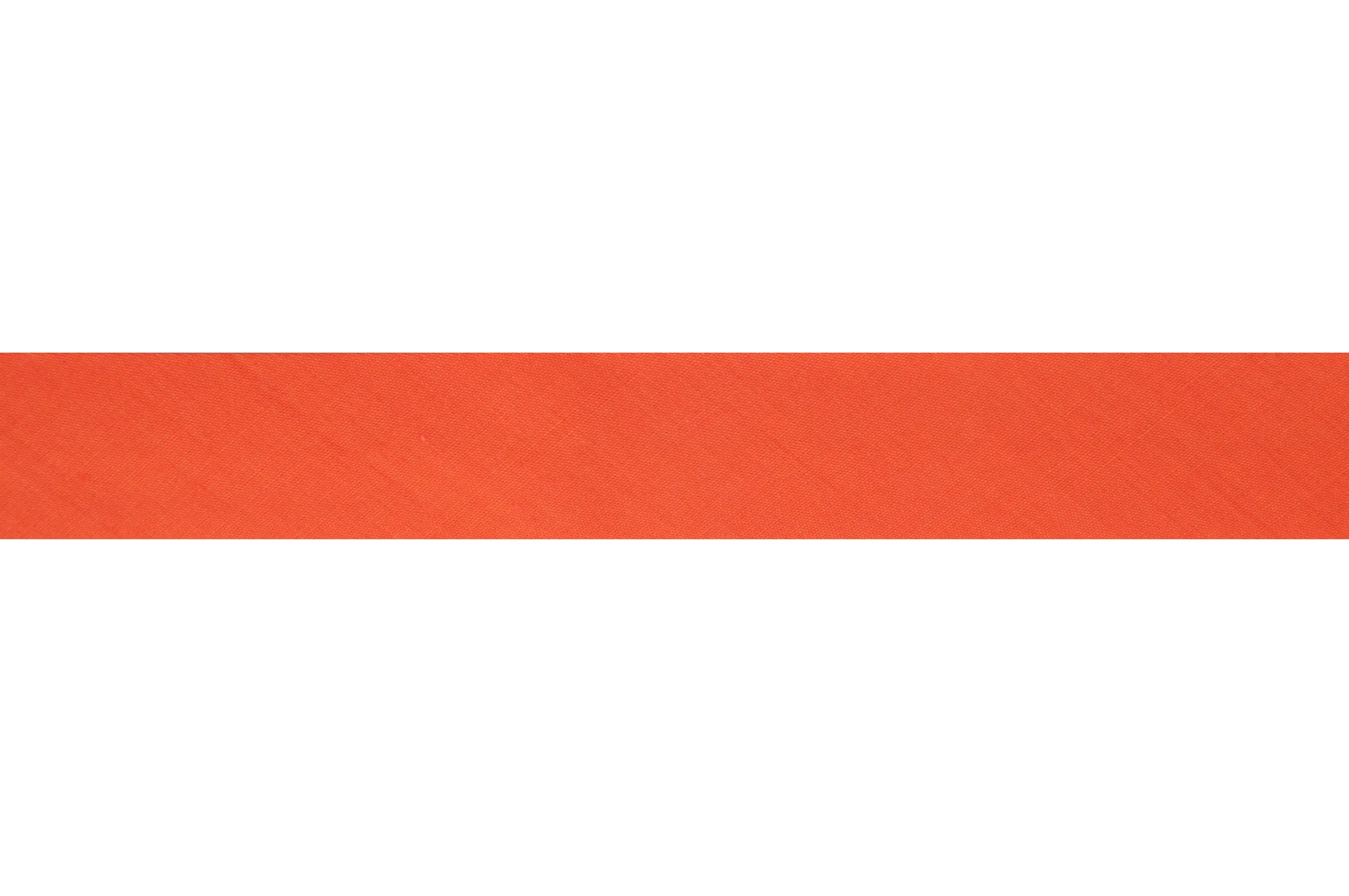 Orange Bias Binding Polycotton 2.5m x 25mm