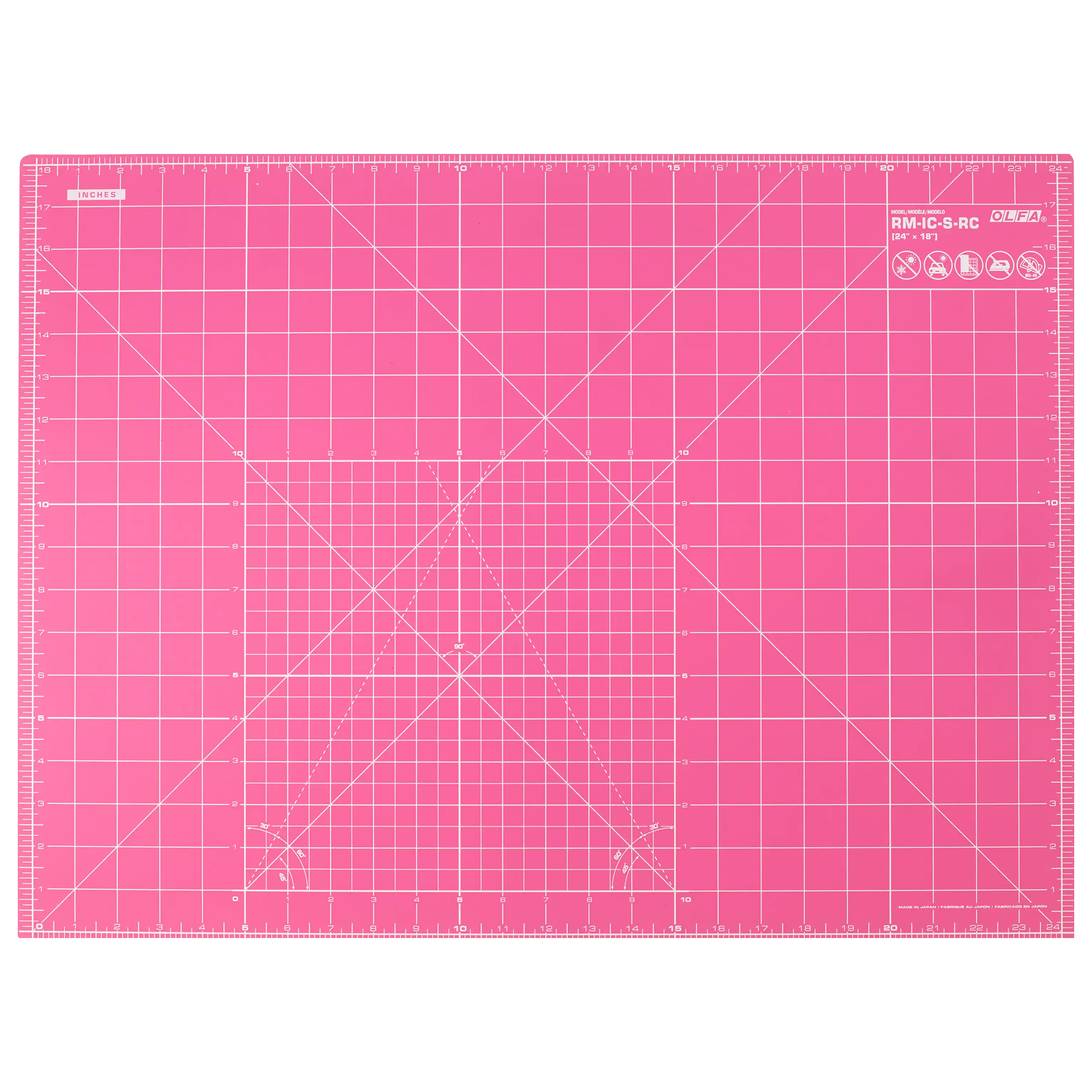 Pink Rotary Cutting Mat 60x45cm