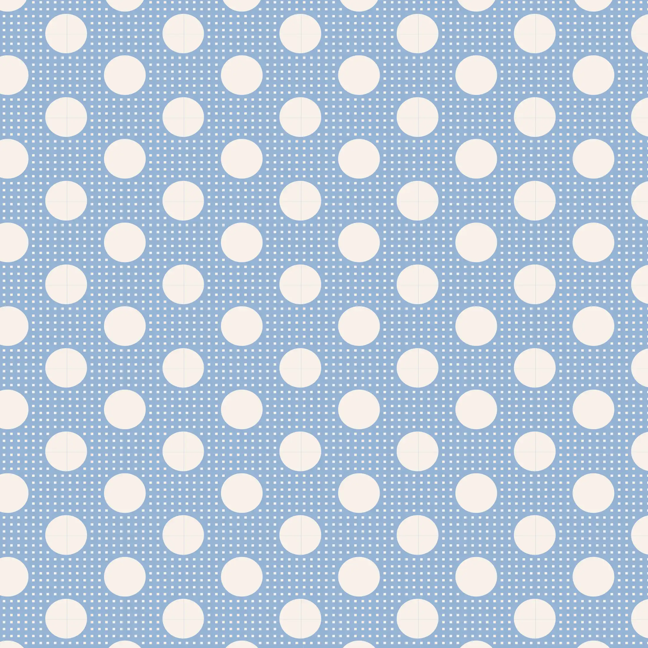 Tilda Blue Medium Dots 100% Cotton Fabric