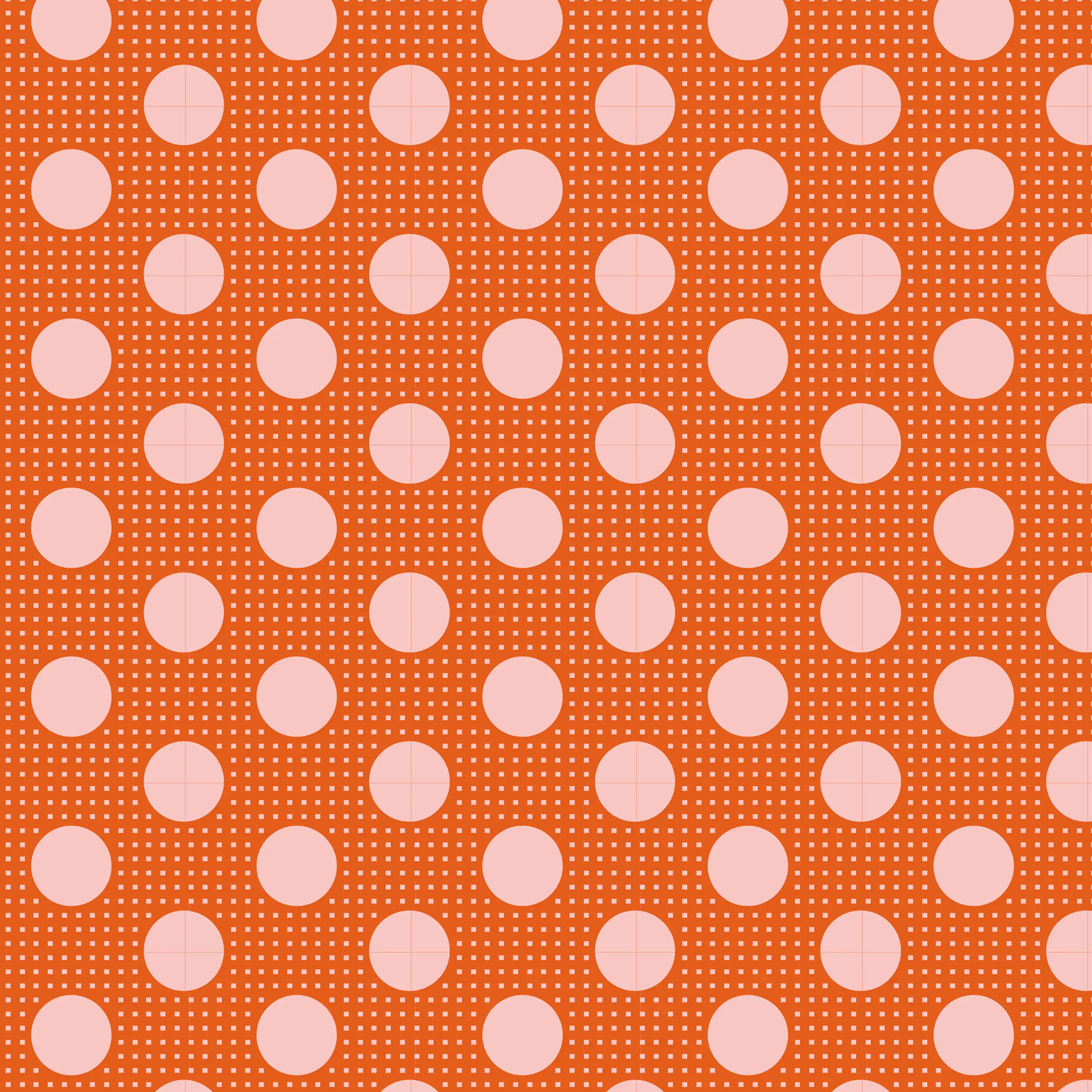 Tilda Ginger Medium Dots 100% Cotton Fabric