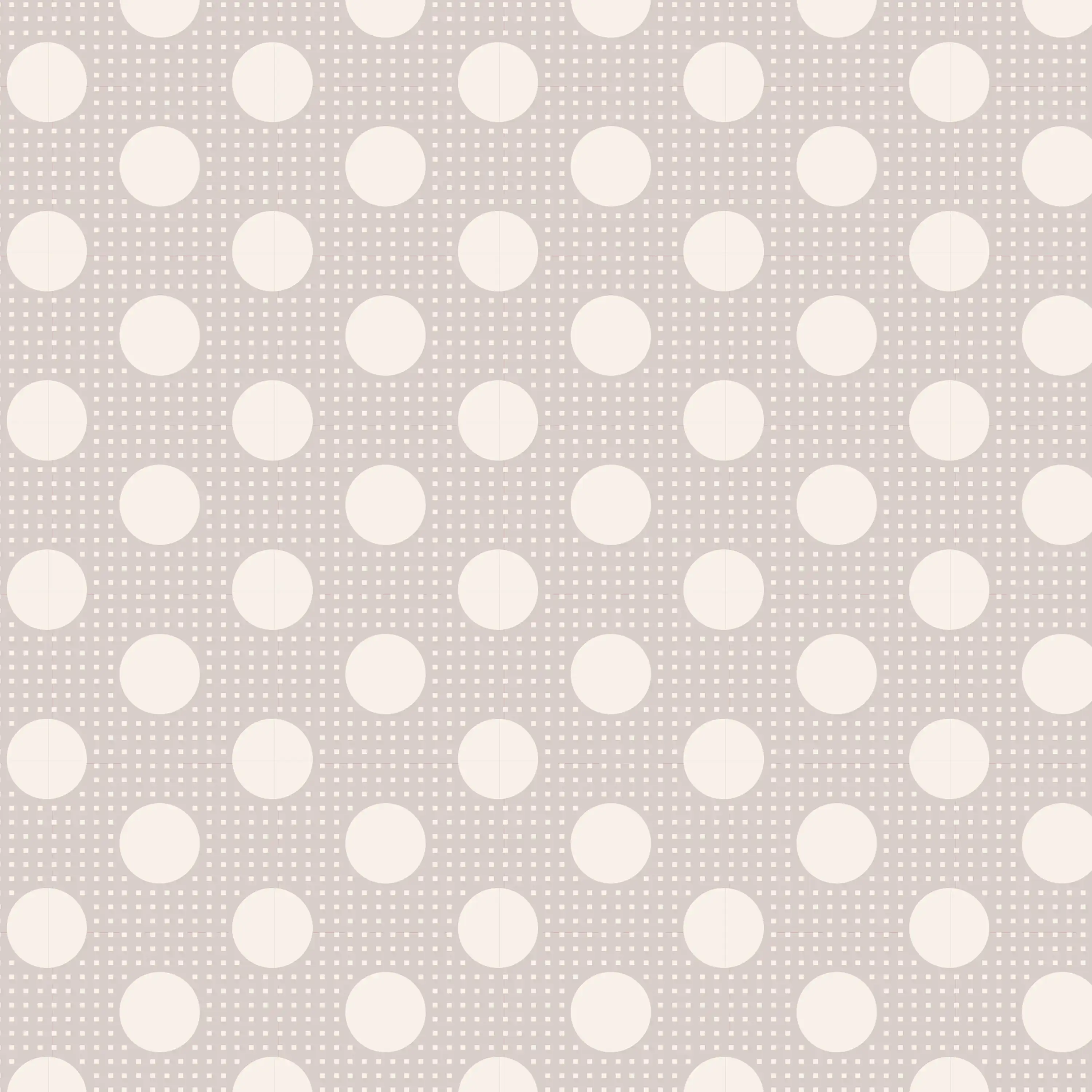 Tilda Light Grey Medium Dots 100% Cotton Fabric