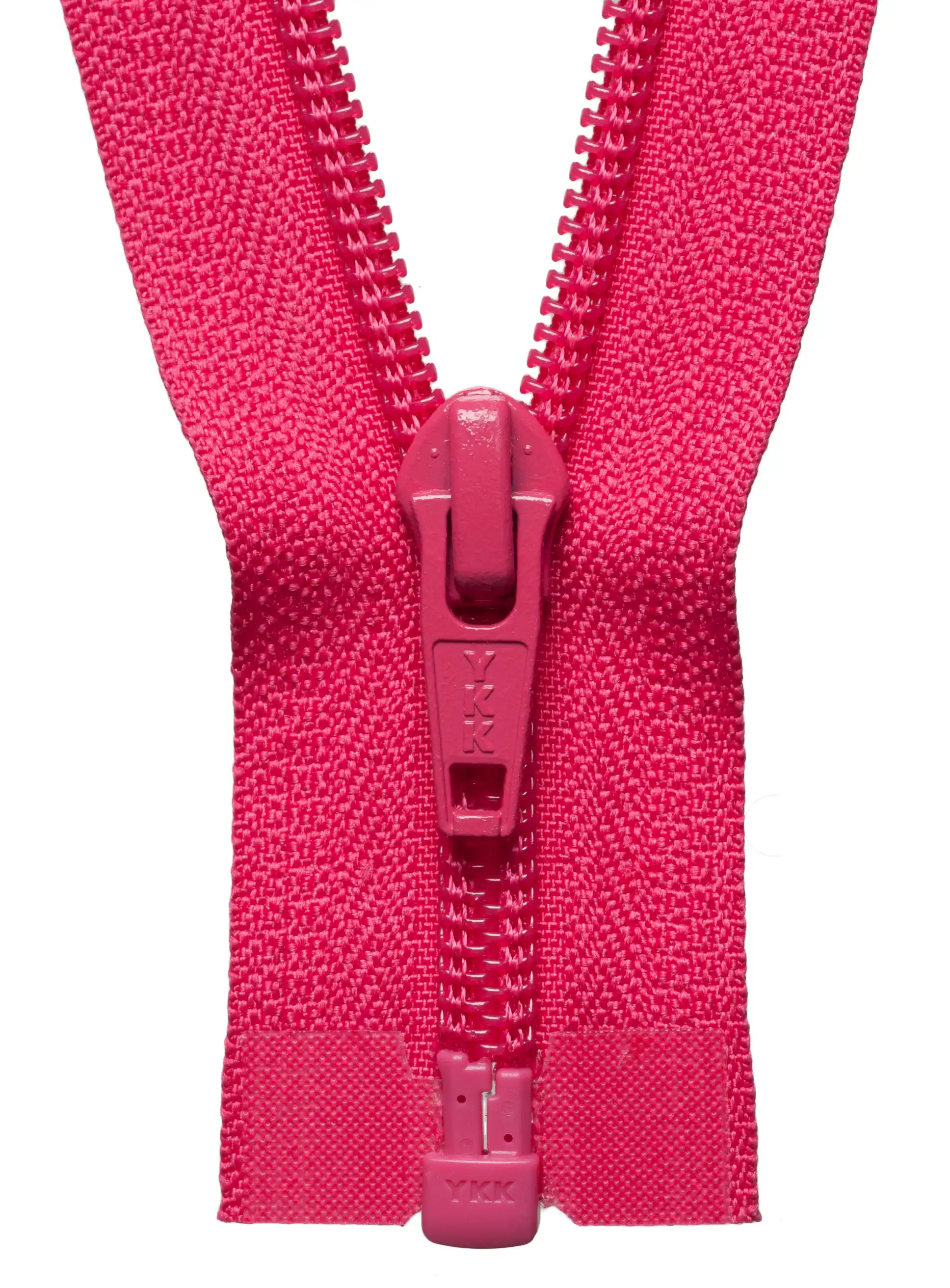 YKK Shocking Pink Nylon Open End Zip 61cm