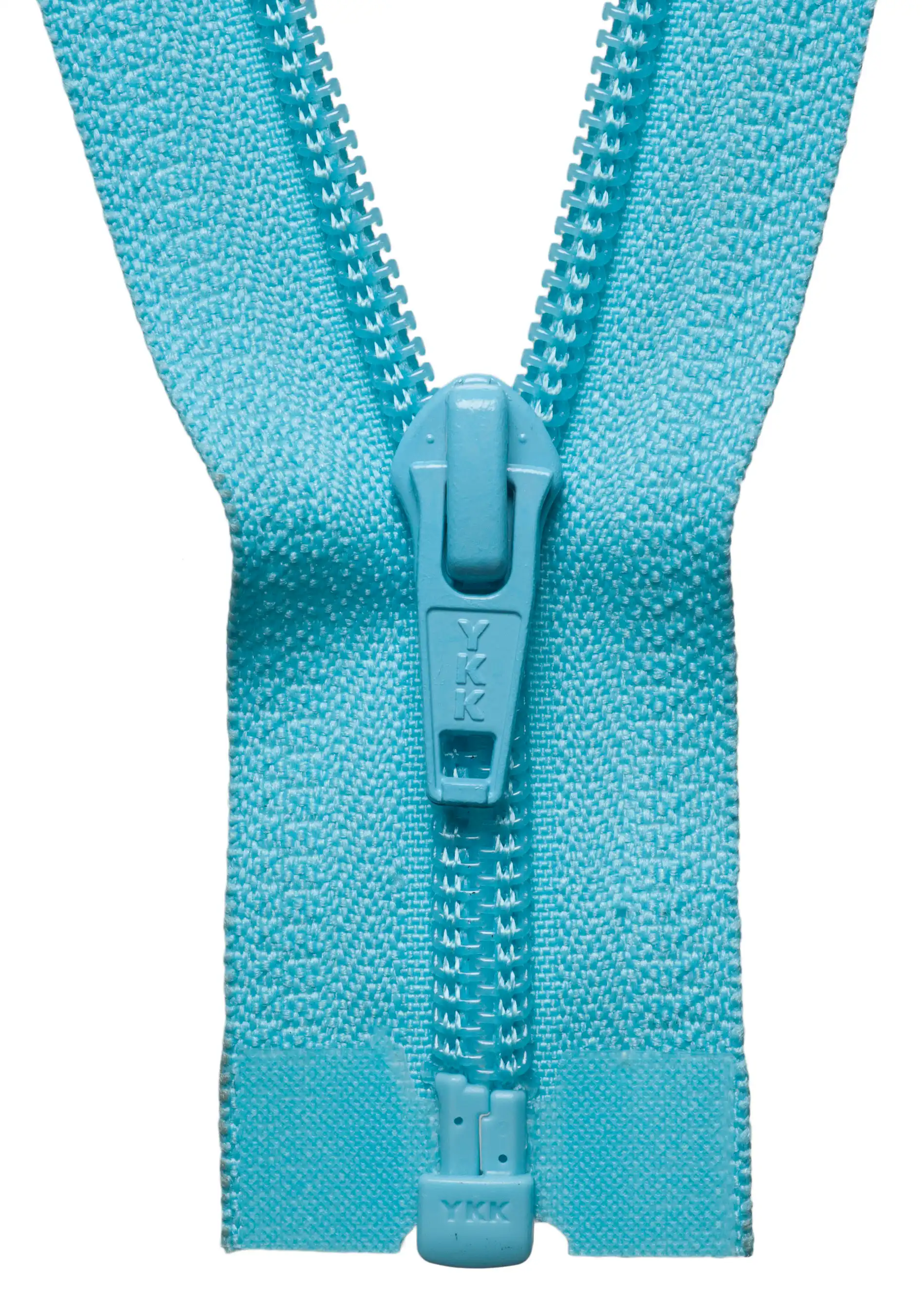 YKK Turquoise Nylon Open End Zip 61cm